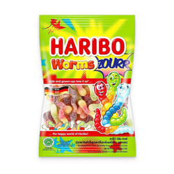 Kẹo dẻo Worms Zourr Haribo gói 80g