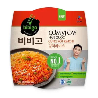 Cơm xốt kimchi vị cay Bibigo hộp 160g