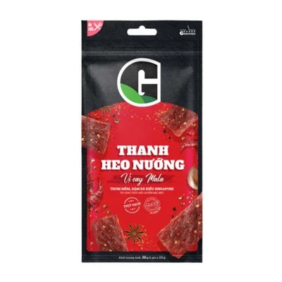 Thanh heo nướng vị cay Mala G gói 30g