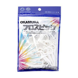 Tăm chỉ kẻ răng Okamura túi 90 cây (1 Túi)