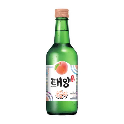 Rượu Soju hương đào 13% Tae Yang chai 360ml