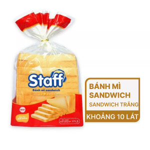 Bánh mì sandwich Staff gói 275g