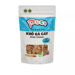 Khô gà cay lá chanh Posi gói 40g (1 Gói)