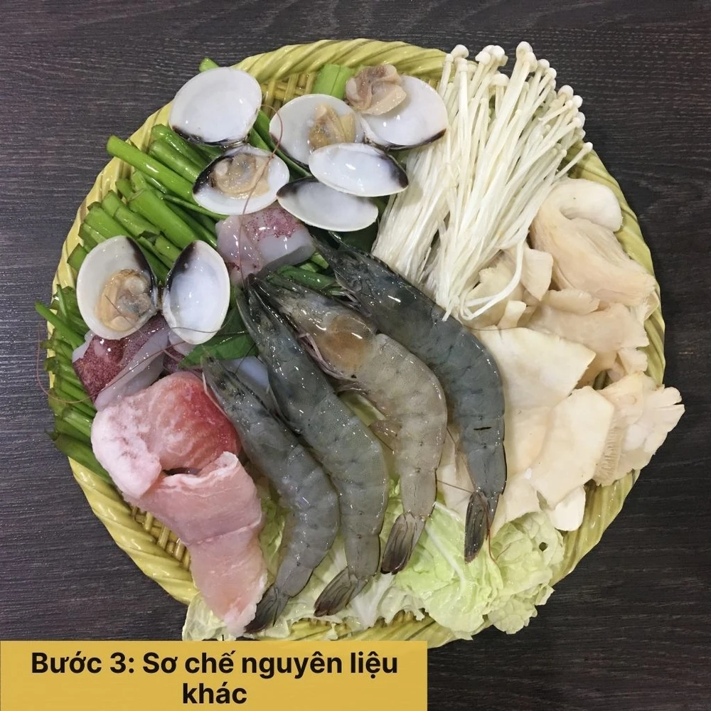 Sơ chế nguyên liệu