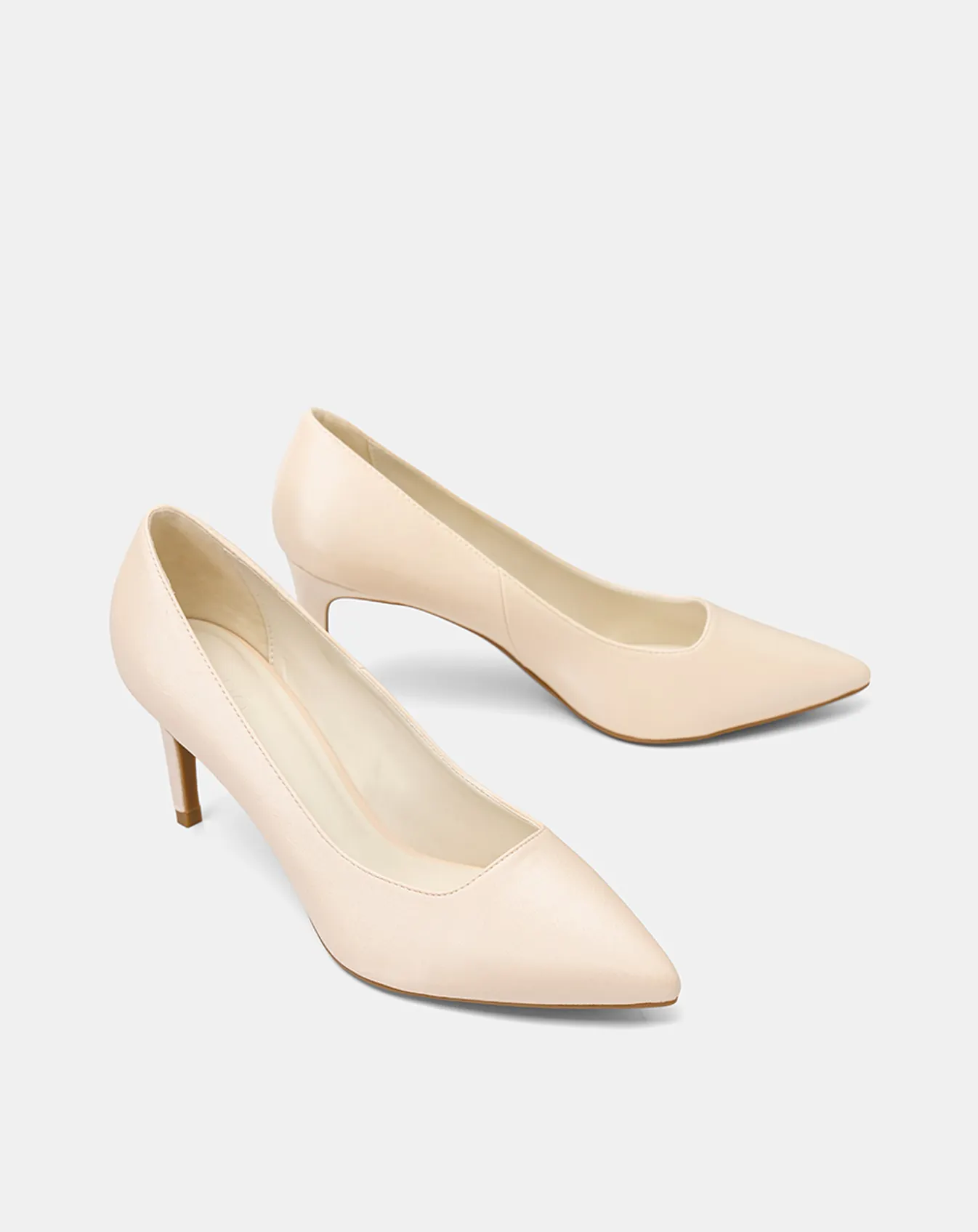 Giày Cao Gót Pumps Mũi Nhọn Miệng Giày Ngang - Image 5