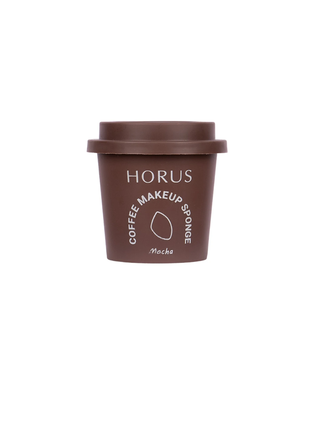 Mút Trang Điểm Horus Coffee Make Up Sponge - Mocha - Hình Vát Chéo Màu Nâu - Image 3