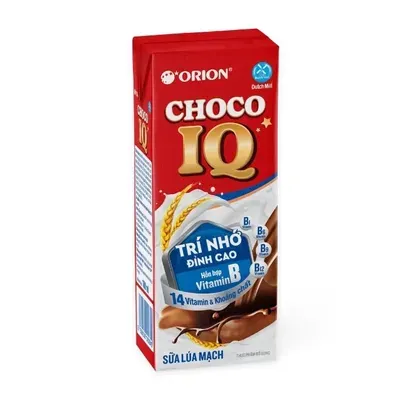 Sữa lúa mạch choco IQ Orion hộp 180ml