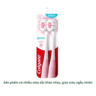 Bàn chải đánh răng Gentle Cushion Clean Colgate bộ 2 cây