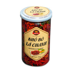 Khô bò lá chanh Halo hộp 250g
