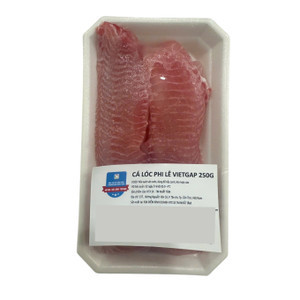 Cá lóc phi lê VietGAP  vỉ 250g (1 Vỉ)