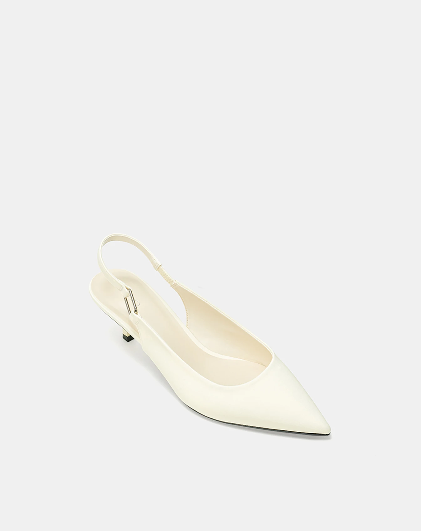 Giày Cao Gót Slingback Phối Khóa Trang Trí - Image 6