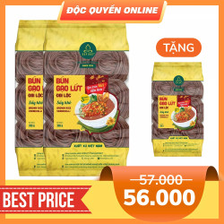 Combo 2 Bún lứt Đại Lộc Hapinut gói 255g (2 Gói)