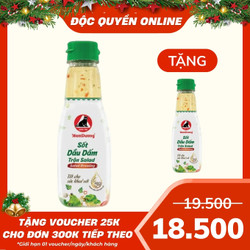 Sốt dầu dấm trộn salad Nam Dương chai 250g (1 Chai)