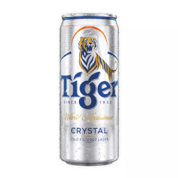 Bia crystal 4.2% Tiger 330ml (1 Lon)