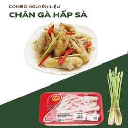 Combo chân gà tươi 500g & Sả cây 200g