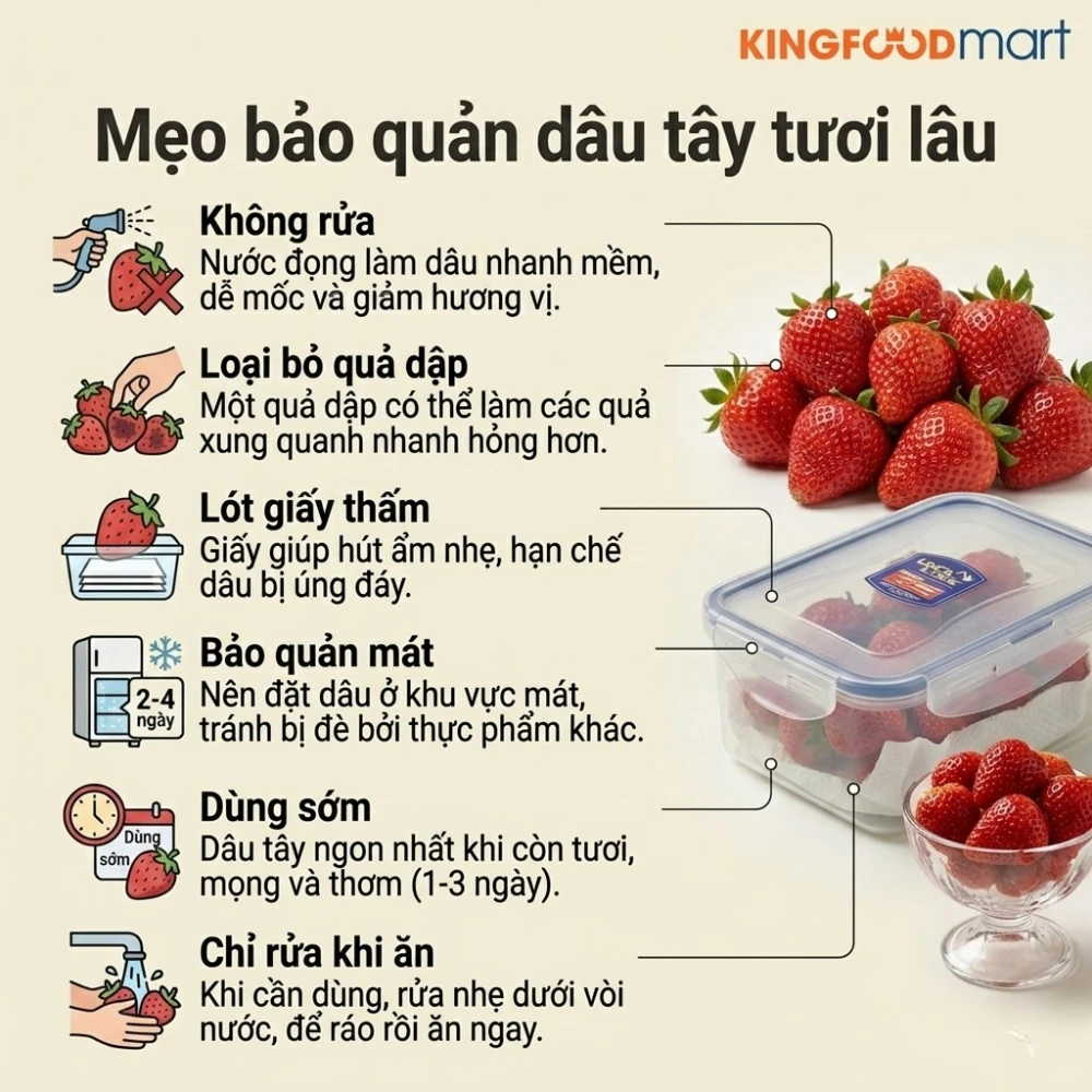 Giá dâu tây hôm nay bao nhiêu 1kg
