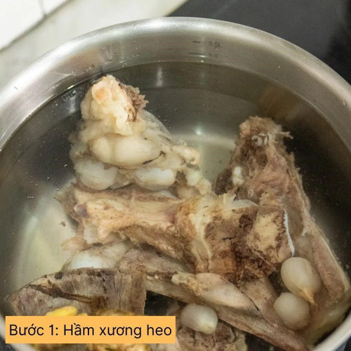 hầm xương heo