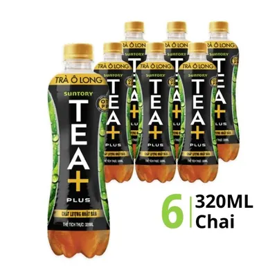 Lốc 6 chai trà oolong Oolong Tea+ 320ml