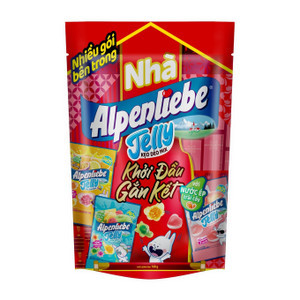 Kẹo dẻo hỗn hợp hương trái cây Alpenliebe gói 168g (1 Gói)