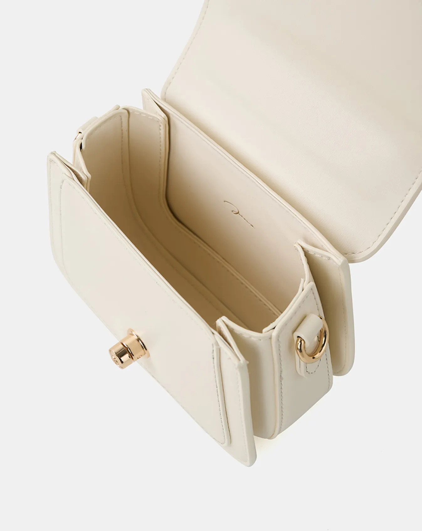 Túi Xách Nhỏ Top Handle Phối Khoá Xoay Trang Trí - Image 8
