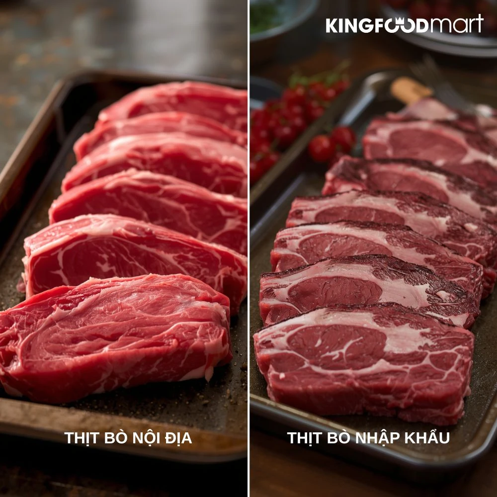 So sánh thịt bò Mỹ và Việt Nam: Từ kết cấu đến hương vị