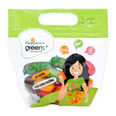Snack rau củ hỗn hợp Hasfarm túi 200g