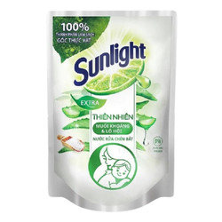 Nước rửa chén Sunlight muối khoáng và lộ hội túi 750g