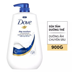 Sữa tắm dưỡng ẩm chuyên sâu Dove chai 900g (1 Chai)