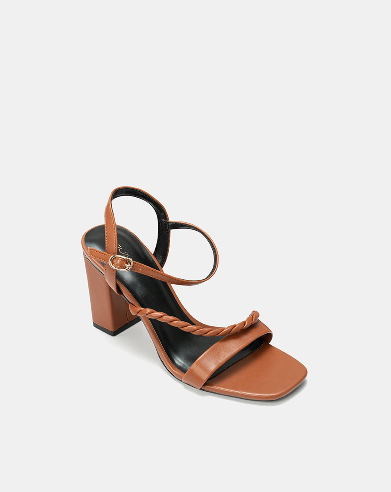 Giày Sandal Gót Cao Phối Quai Xoắn - Image 6