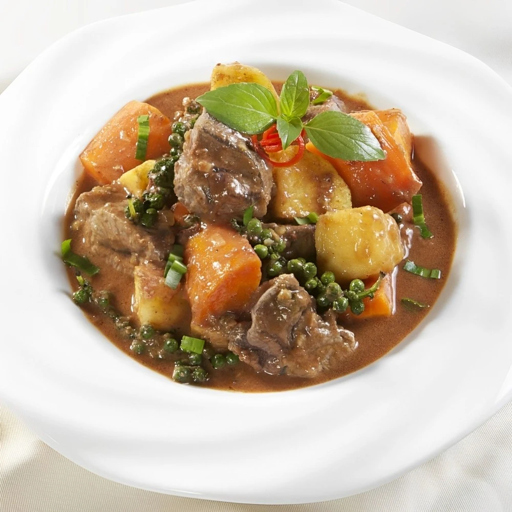 Bò hầm tiêu xanh