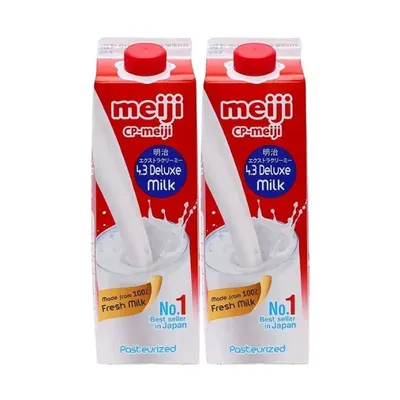 Combo 2 hộp sữa thanh trùng 4.3% Meiji 946ml