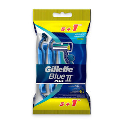 Dao cạo Blue II Plus Gillettegói 6 cây (1 Cái)