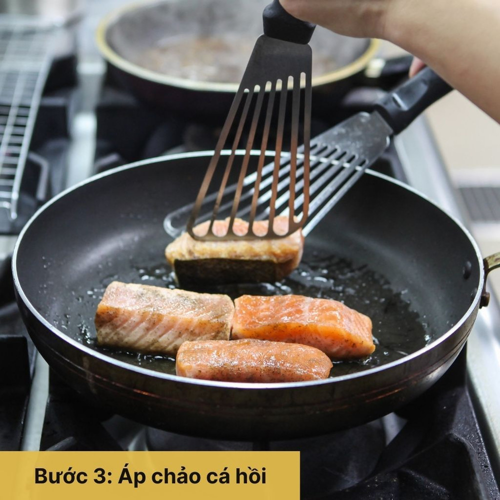 Áp chảo cá hồi