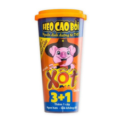 Xúc xích xốt tôm sữa Heo Cao Bồi ly 70g (1 Ly)