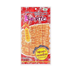 Snack mực tẩm gia vị cay ngọt Bento gói 18g (1 Gói)