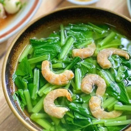 Bí quyết nấu canh cải ngọt tôm khô thanh mát