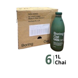 Thùng sữa yến mạch pha chế Boring Oat Milk chai 1L (6 Chai)