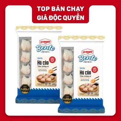 Combo 2 gói há cảo tôm trứng cá LC Foods 270g