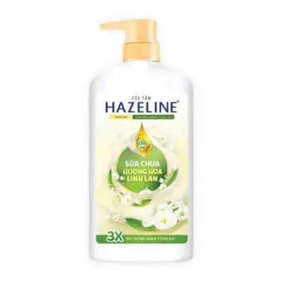 Sữa tắm nâng tone sữa chua hương linh lan Hazeline chai 670g