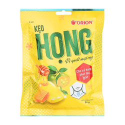 Kẹo họng vị quất mật ong Orion gói 84g (1 Gói)