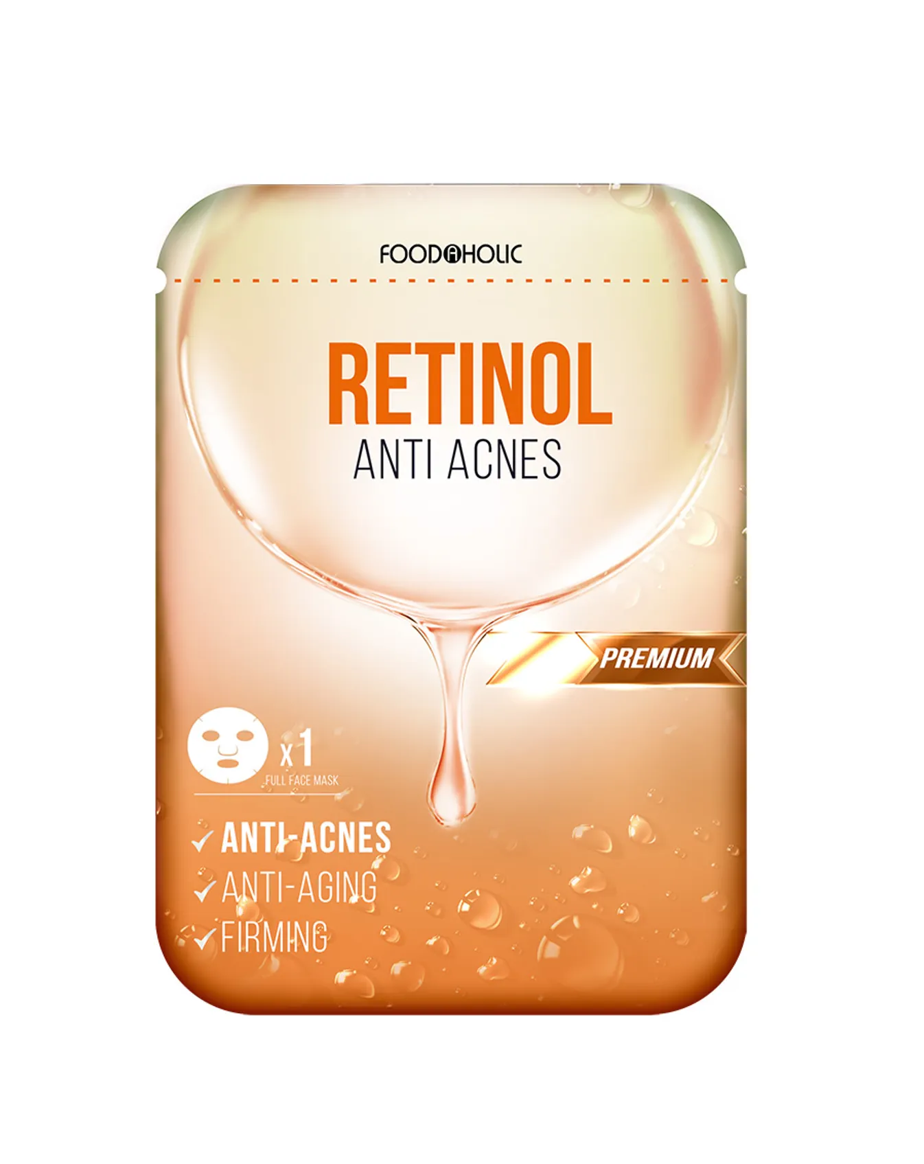 Mặt Nạ Foodaholic Giảm Mụn, Tái Tạo Da Retinal Anti Acnes Mask 23ml - Image 1