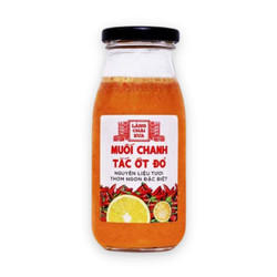 Muối ớt tắc đỏ Làng Chài Xưa chai 300g