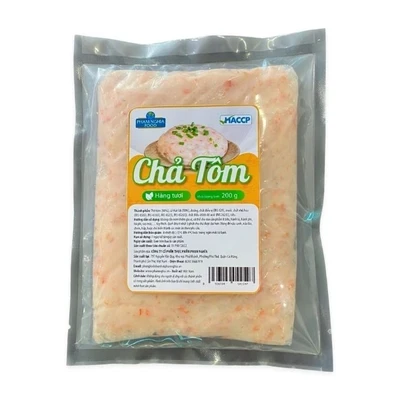 Chả tôm thác lác tươi Hapi gói 200g