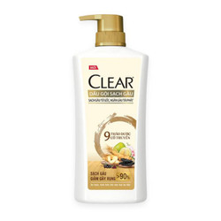 Dầu gội sạch gàu 9 loại thảo dược Clear chai 630g (1 Chai)