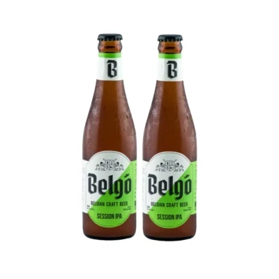 Combo 2 chai bia craft Session IPA 4.9% Belgo 330ml
