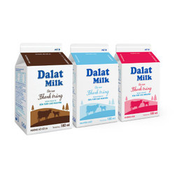 Combo sữa thanh trùng Đà Lạt Milk mix 3 vị (1 Combo)