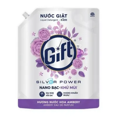 Nước giặt Gift hương nước hoa Ambery túi 3.6kg