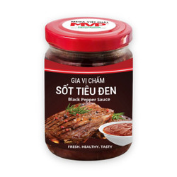 Gia vị chấm sốt ớt tiêu đen Mega Việt Phát hũ 180g
