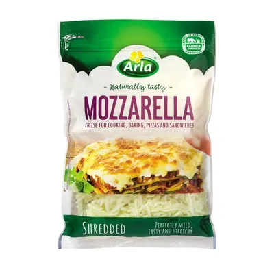Phô mai bào mozzarella Arla gói 175g