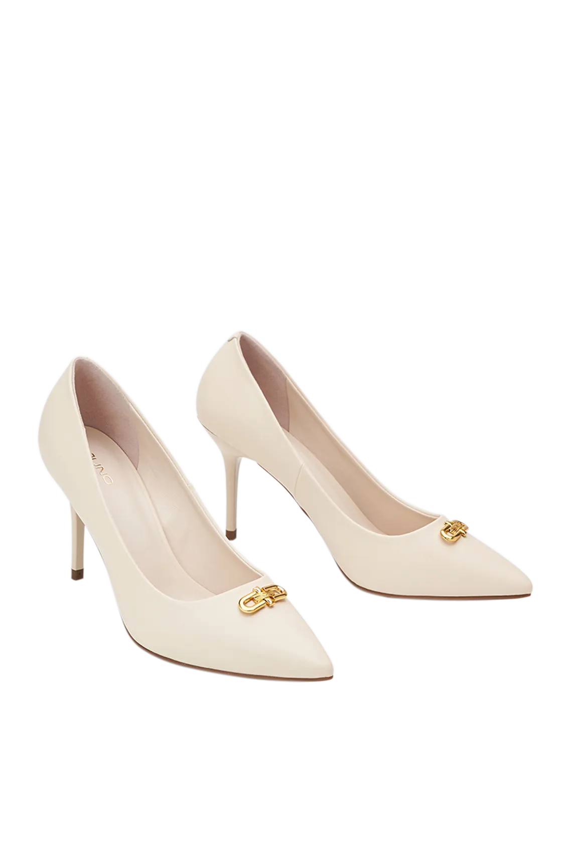 Giày Cao Gót Pump Phối Khóa Trang Trí - Image 9